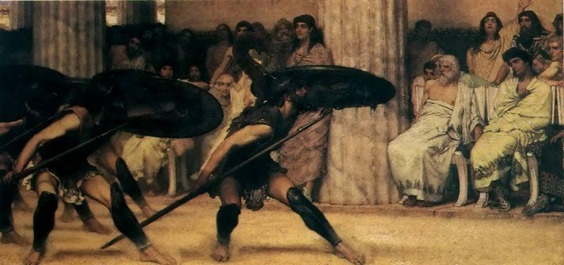 Laura Theresa Alma-Tadema A Pyrrhic Dance Sir Lawrence Alma